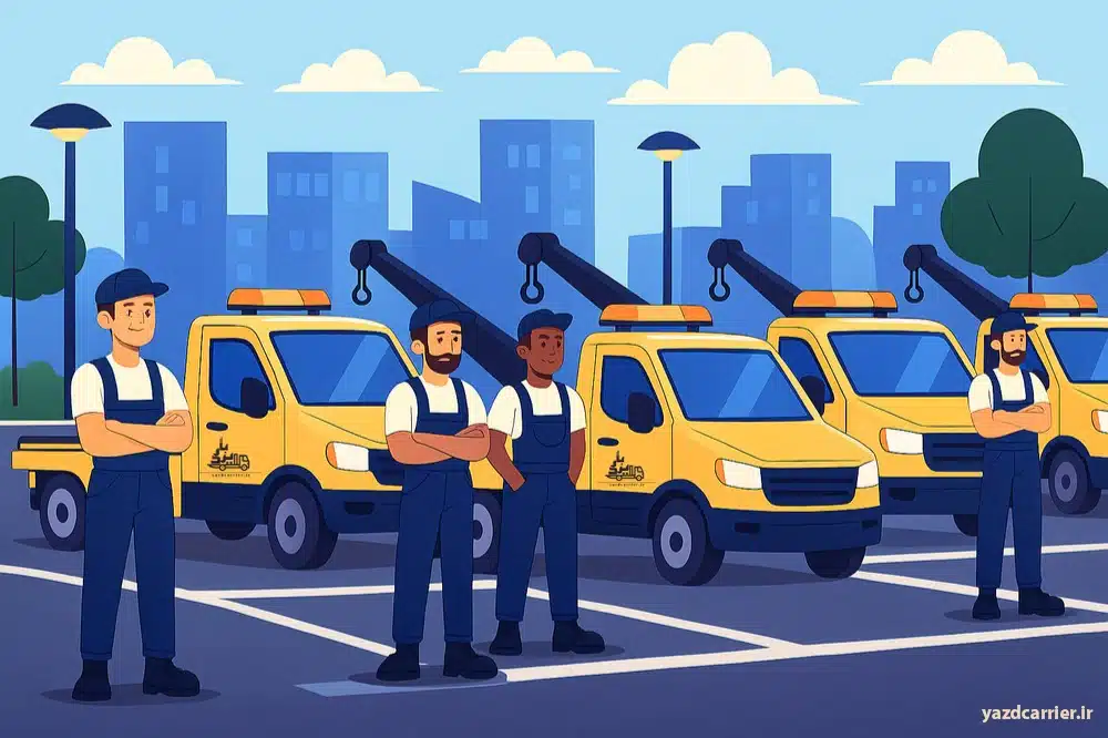 خدمات یدک کش یزد